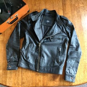 Comune Mitchell Biker Leather Jacket